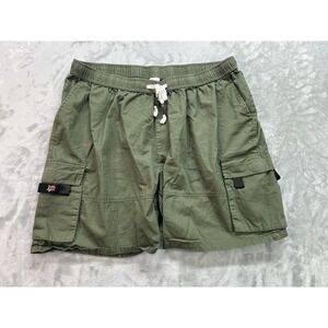 Mens Cargo Shorts 4XL Aptro Green Drawstring Casual Walking Beach Hiking W40-48